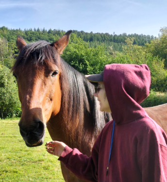 femme et cheval